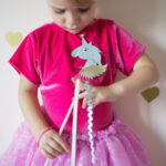 BAGUETTE MAGIQUE LICORNE ARGENT